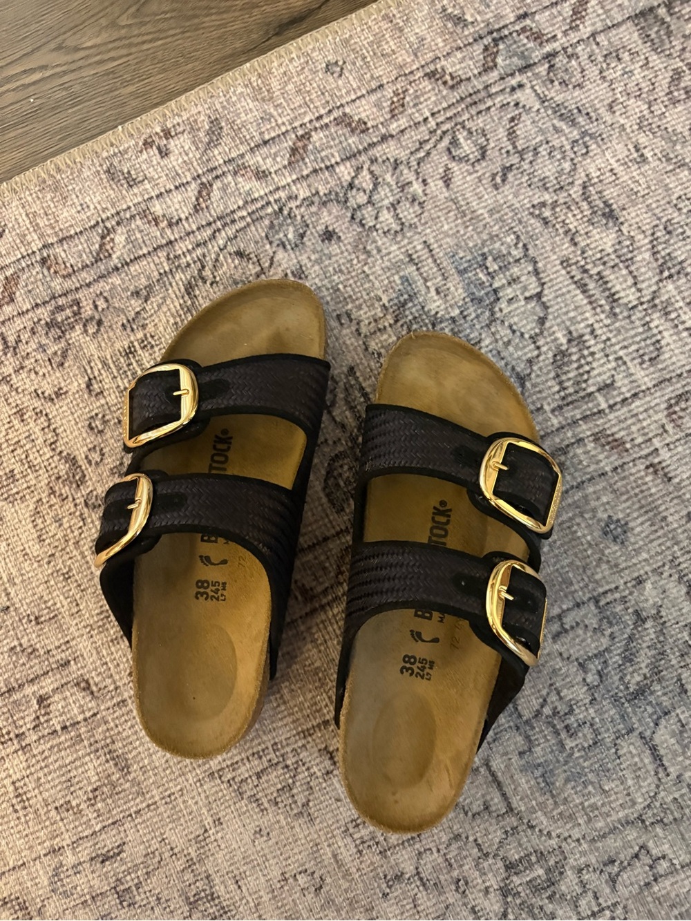 Birkenstock Arizona Big Buckle Raffia - Picture 2 of 3